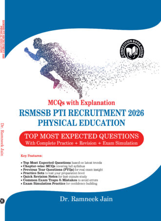 RSMSSB PTI Recruitment 2026 Physical Education Book | MCQs with Explanation, PYQs, Practice Sets, Revision Notes & Exam Simulation